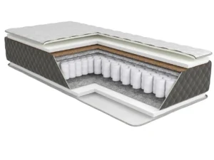 Матрац Нельсон (Комфорт, 25см, до 140кг, зима-літо, Pocket Spring) Акант 70х190